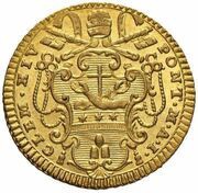 ½ Zecchino - Clement XIV obverse image