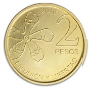 2 Pesos reverse image
