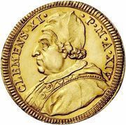 1 Doppia - Clement XI obverse image