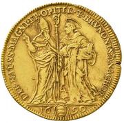 1 Quadrupla - Alexander VIII Sts. Magnus and Bruno, Vatican City, 1690 reverse image