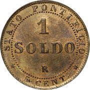 1 Soldo - Pius IX reverse image