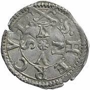 1 Baiocco - Leo X Anonimous, Vatican City, 1513-1521 reverse image