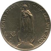 1 Lira - Pivs XI Jubilee reverse image