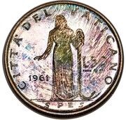 50 Lire - Ioannes XXIII Prova, Vatican City, 1959-1962 reverse image