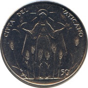 50 Lire - Pavlvs VI FAO reverse image