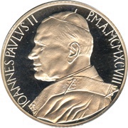 10 000 Lire - Ioannes Paulus II The Last Dinner obverse image