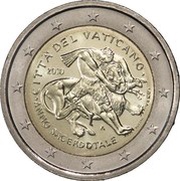 2 Euros - Benedictus XVI Year for Priests obverse image