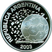 5 Pesos FIFA World Cup Germany 2006 obverse image