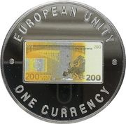 1000 Kwacha 200€ Note - reverse reverse image