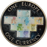 1000 Kwacha Euro Banknotes - obverse, Zambia, 1998-1999 reverse image
