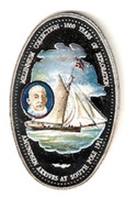 1000 Kwacha Roald Amundsen, Zambia, 2000 reverse image