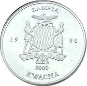 5000 Kwacha World Health Organization obverse image