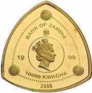 10 000 Kwacha - Elizabeth II 21st Century obverse image