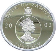 100 000 Kwacha - Elizabeth II Queen Mother obverse image