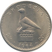 2 Shillings / 20 Cents - Elizabeth II 2nd portrait reverse image