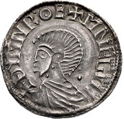1 Penny - Sihtric Anlafsson Long cross; DYMN ROE obverse image
