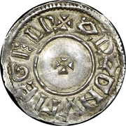 Penny Viking imitation in the name of Plegmund obverse image