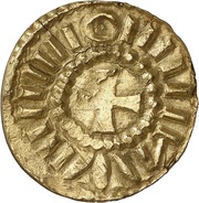 Solidus Imitation of Louis the Pious; pseudo legend reverse image