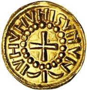 Solidus Imitation of Louis the Pious reverse image