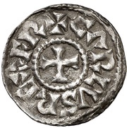 Denier - Charlemagne Roses mint obverse image