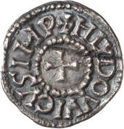 Denier - Louis I Cologne mint obverse image