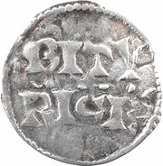 Obol - Lothair II Bourges mint, Carolingian Empire, 954-986 reverse image