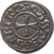 Denier - Ralph Ascheres mint, Carolingian Empire, 923-936 reverse image
