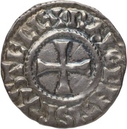 Denier - Ralph Beaugency mint, Carolingian Empire, 923-936 reverse image
