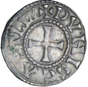 Denier - Ralph Chateaudun mint, Carolingian Empire, 923-936 reverse image