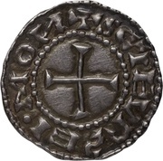Denier - Charles II Saint Fursey monastery of Peronne, Carolingian Empire, 864-875 reverse image