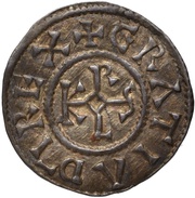 Denier - Charles II Chateau-Landon mint obverse image