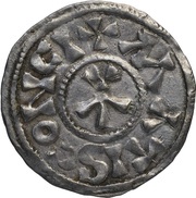 Denier - Charles III Macon mint, Carolingian Empire, 898-922 reverse image