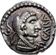 Silver Unit "Atrebatic M" - Caratacus obverse image