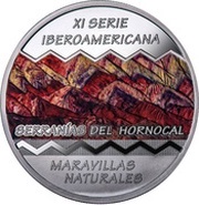 25 Pesos Ibero-American Series - Serranias del Hornocal, Argentina, 2017 reverse image