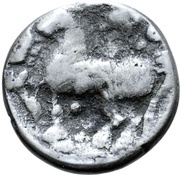 Tetradrachm Baumreiter Type, Verwilderten Group, Central and Eastern Europe (ancient), 300 BC - 201 BC reverse image