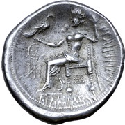 Tetradrachm Philip III Type, Central and Eastern Europe (ancient), 300 BC - 201 BC reverse image
