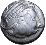 Tetradrachm Kinnloser Type obverse image