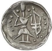 1 Obol Antiochos imitation; Samarqand; regular archer reverse image