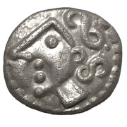 Silver Denier with horse obverse image