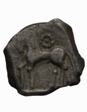 Drachm with horse, Gaul, 100 BC - 50 BC reverse image