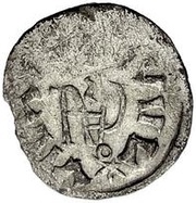 ¼ Siliqua In the name of Justin I and Theoderic; Sirmium; retrograde S with body-less bust reverse image