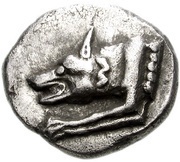 Triobol obverse image