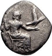 Hemidrachm Tegea obverse image