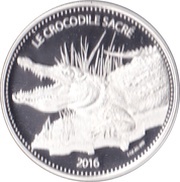1000 Francs CFA The Sacred Crocodile reverse image