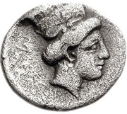 Obol, Greece (ancient), 387 BC - 372 BC reverse image