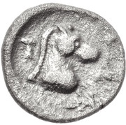 Hemiobol, Greece (ancient), 400 BC - 350 BC reverse image