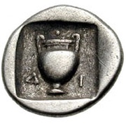 Hemidrachm, Greece (ancient), 500 BC - 400 BC reverse image