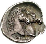Diobol, Greece (ancient), 466 BC - 420 BC reverse image