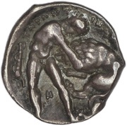 Diobol, Greece (ancient), 380 BC - 325 BC reverse image