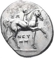 Nomos - Io-, Neume- and Polu- obverse image